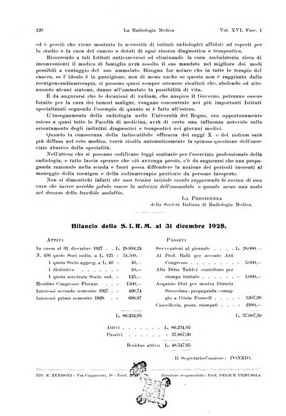 La radiologia medica rivista mensile