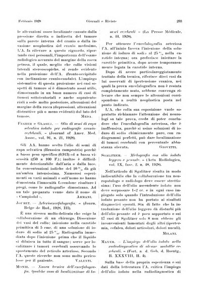 La radiologia medica rivista mensile