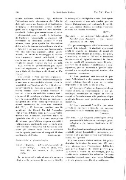 La radiologia medica rivista mensile