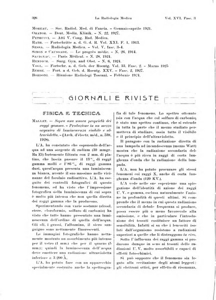 La radiologia medica rivista mensile