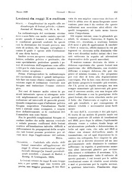 La radiologia medica rivista mensile