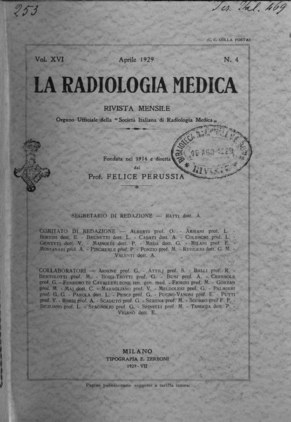 La radiologia medica rivista mensile