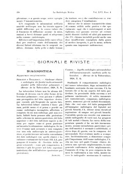 La radiologia medica rivista mensile