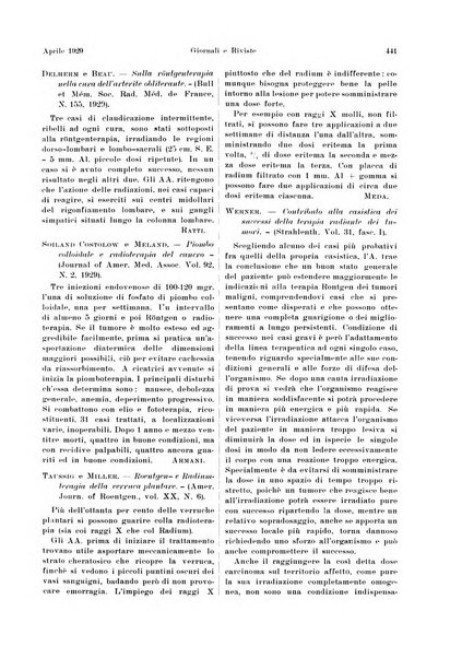 La radiologia medica rivista mensile