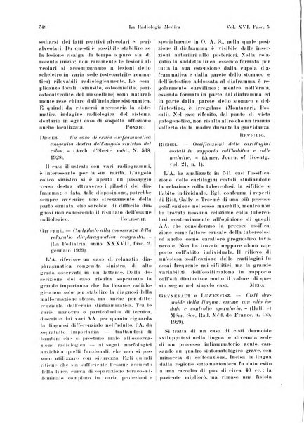 La radiologia medica rivista mensile