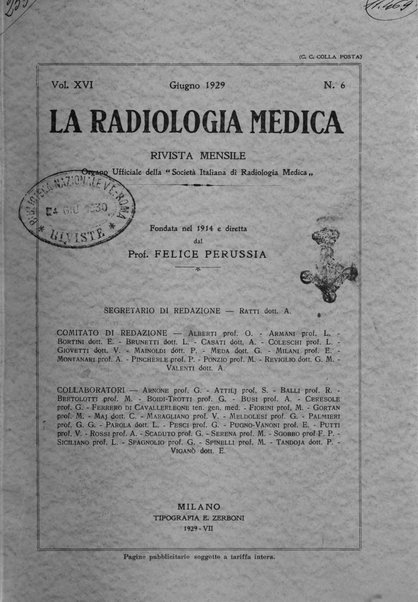 La radiologia medica rivista mensile