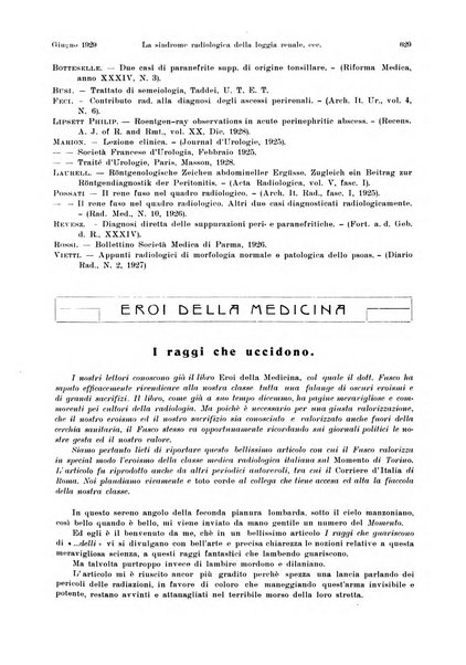 La radiologia medica rivista mensile