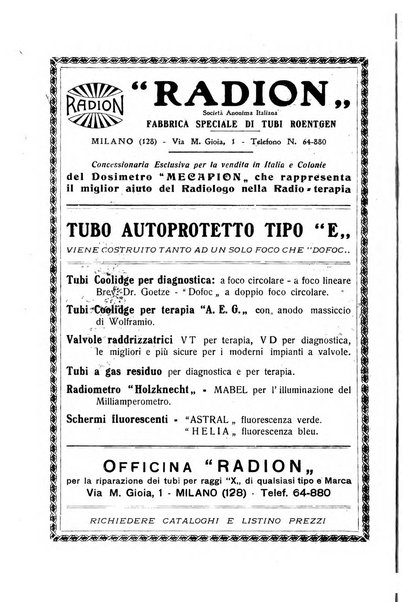 La radiologia medica rivista mensile