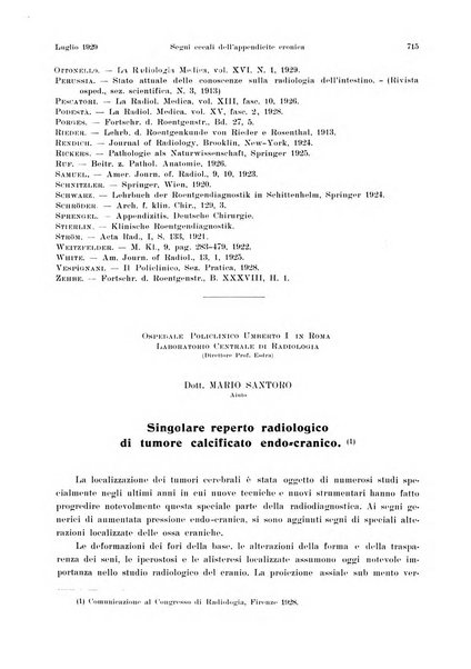 La radiologia medica rivista mensile