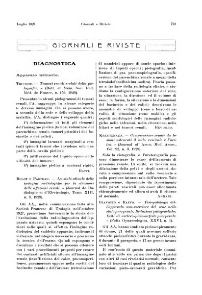 La radiologia medica rivista mensile