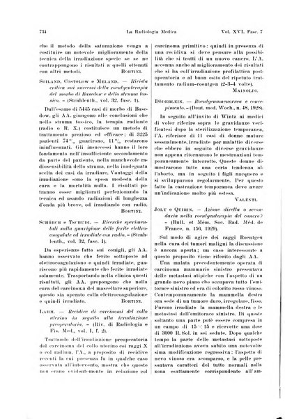 La radiologia medica rivista mensile