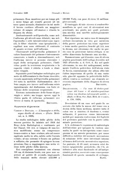 La radiologia medica rivista mensile