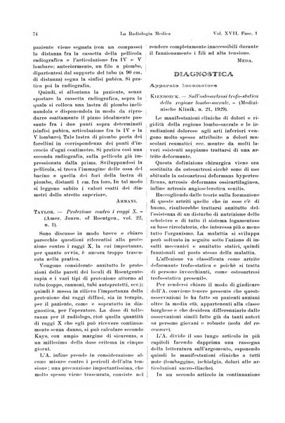 La radiologia medica rivista mensile