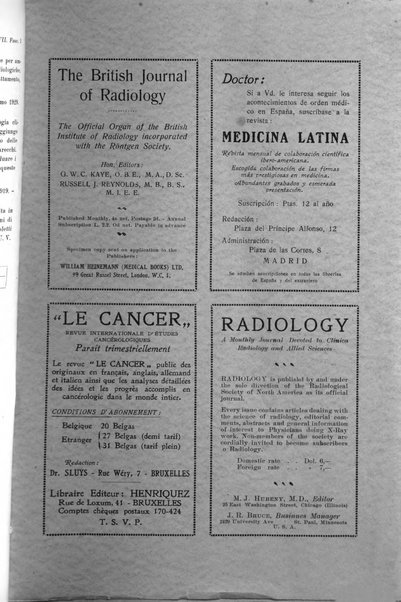 La radiologia medica rivista mensile