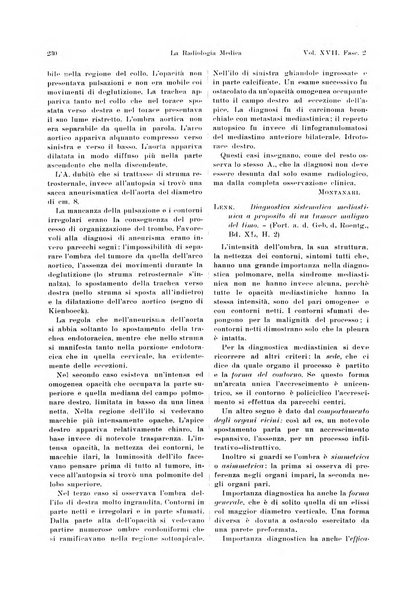 La radiologia medica rivista mensile