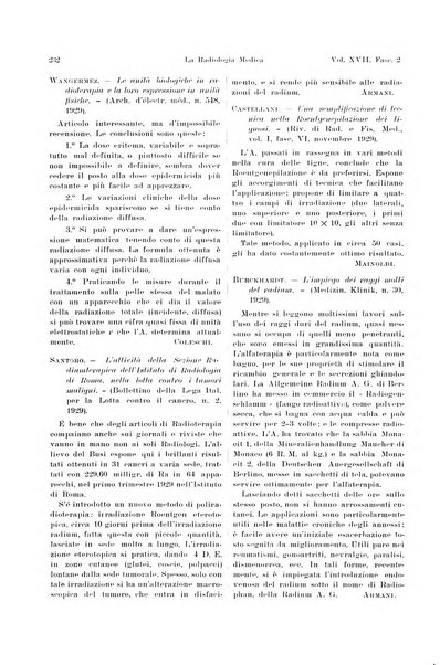 La radiologia medica rivista mensile