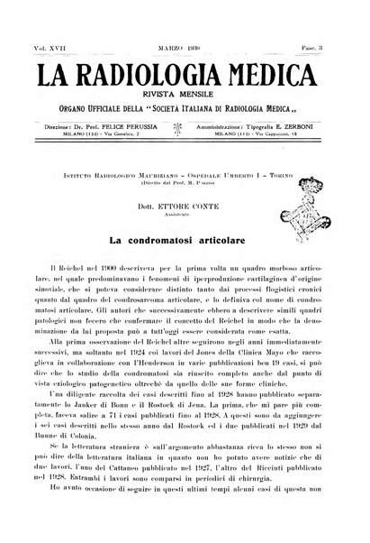 La radiologia medica rivista mensile