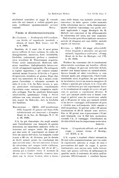 La radiologia medica rivista mensile