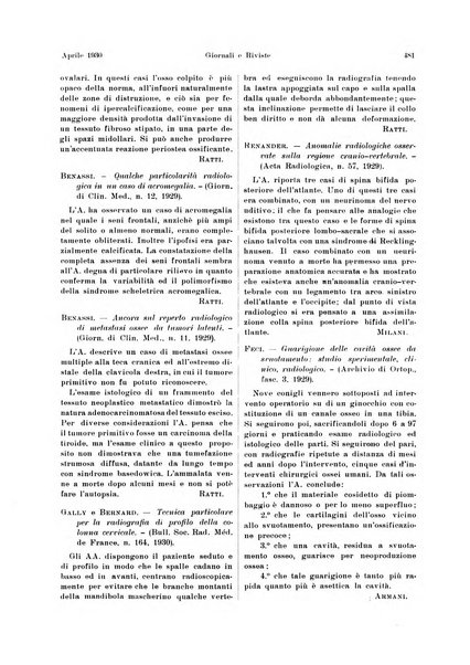 La radiologia medica rivista mensile