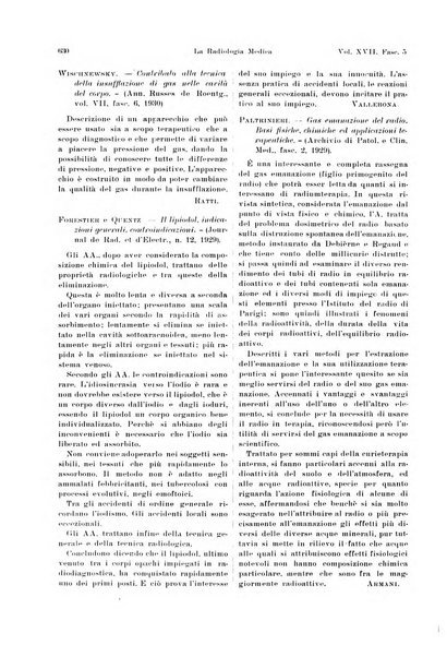 La radiologia medica rivista mensile