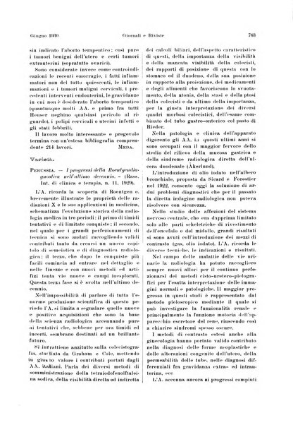 La radiologia medica rivista mensile