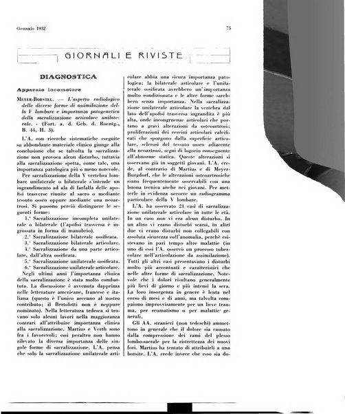 La radiologia medica rivista mensile