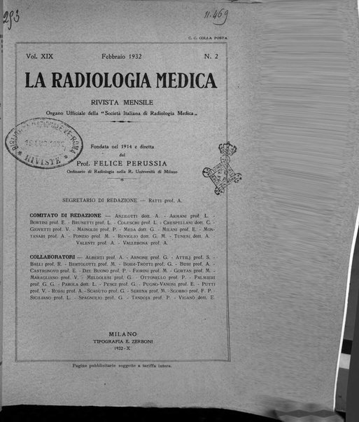 La radiologia medica rivista mensile