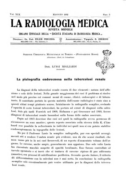 La radiologia medica rivista mensile