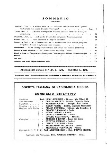 La radiologia medica rivista mensile