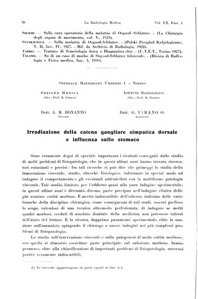 La radiologia medica rivista mensile