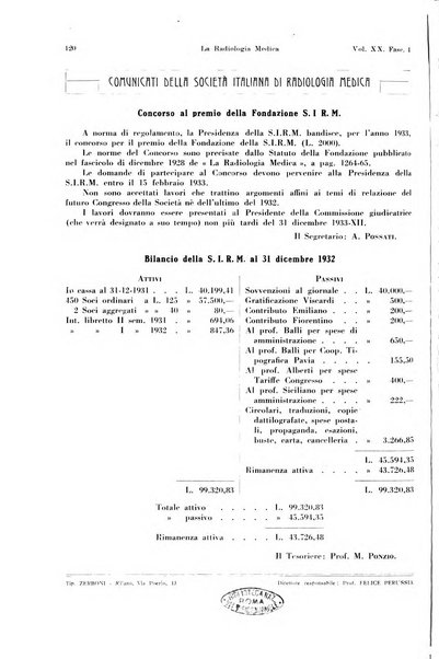 La radiologia medica rivista mensile