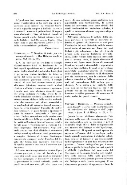 La radiologia medica rivista mensile