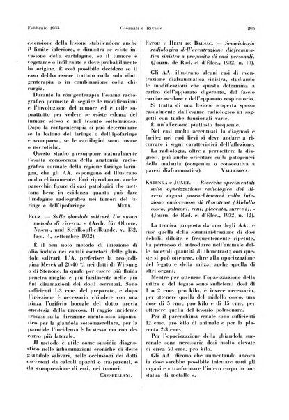 La radiologia medica rivista mensile