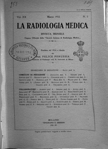 La radiologia medica rivista mensile