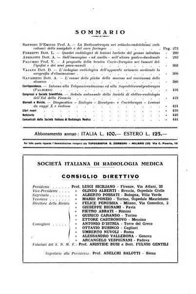 La radiologia medica rivista mensile