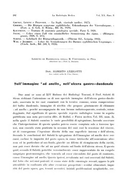 La radiologia medica rivista mensile