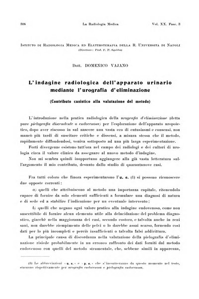 La radiologia medica rivista mensile