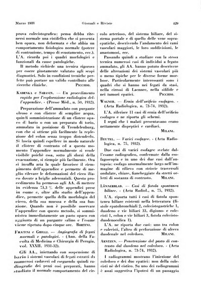 La radiologia medica rivista mensile