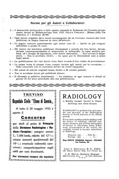 La radiologia medica rivista mensile