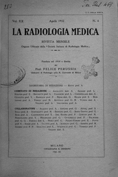 La radiologia medica rivista mensile