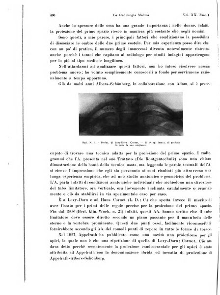 La radiologia medica rivista mensile