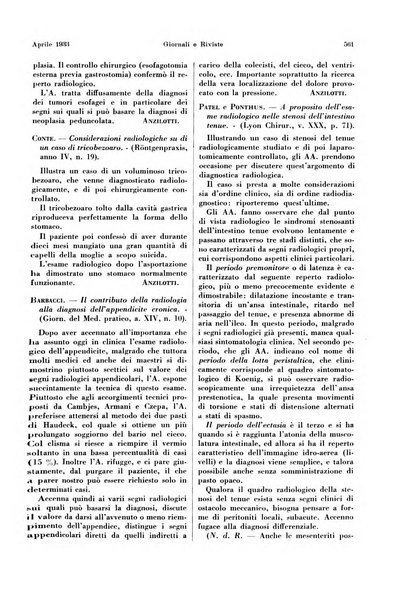 La radiologia medica rivista mensile