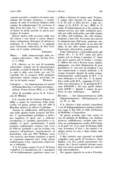 La radiologia medica rivista mensile