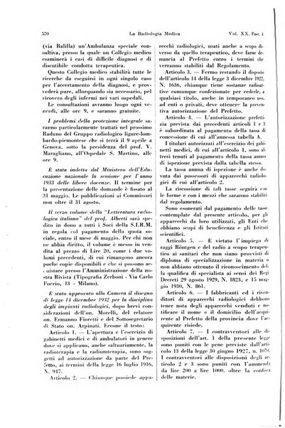 La radiologia medica rivista mensile