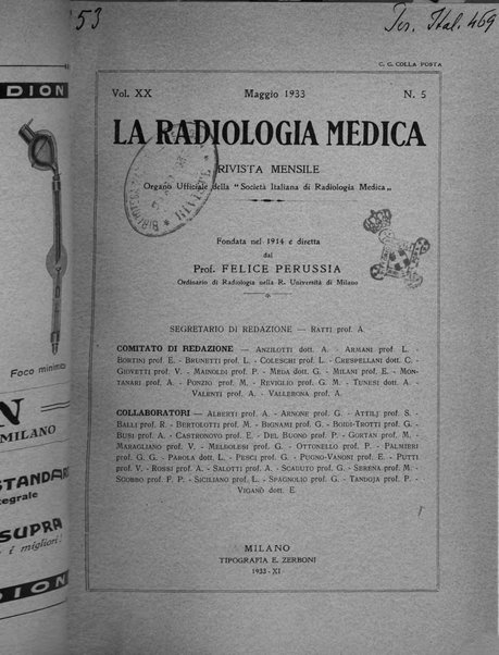 La radiologia medica rivista mensile