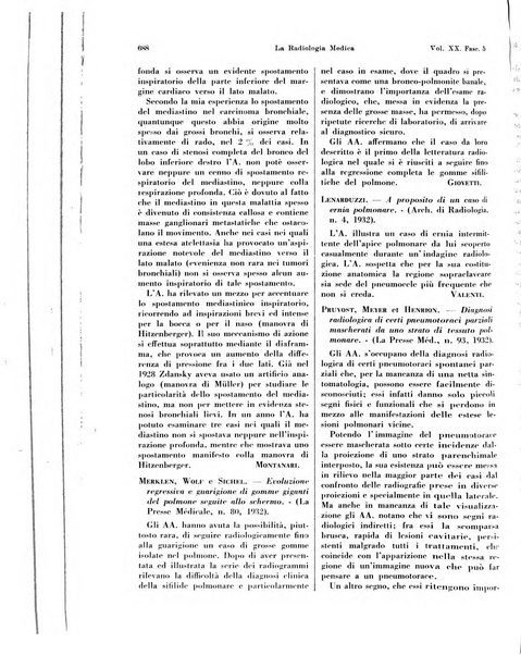 La radiologia medica rivista mensile