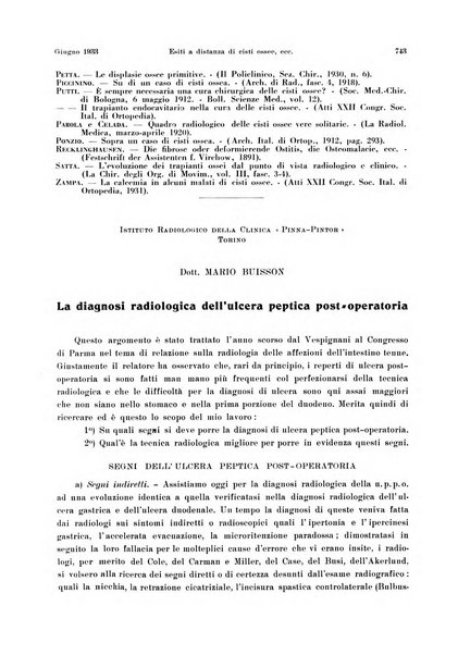 La radiologia medica rivista mensile