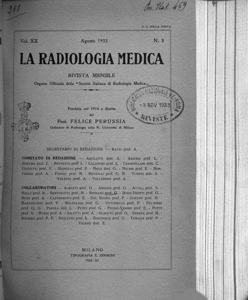 La radiologia medica rivista mensile