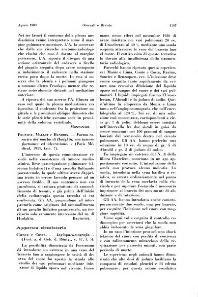 La radiologia medica rivista mensile