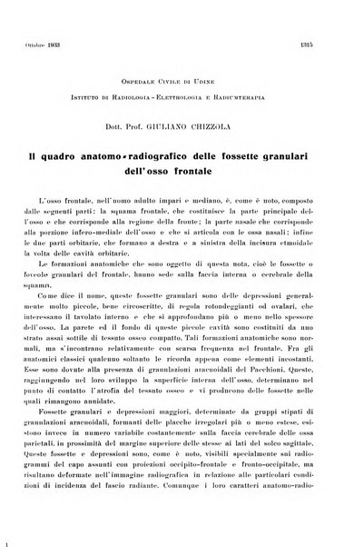 La radiologia medica rivista mensile